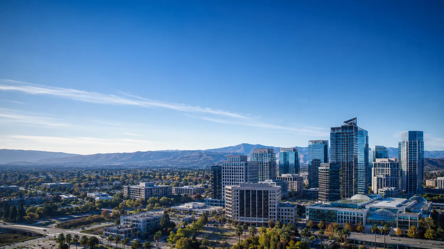 Greater Bay Area business and technology skyline